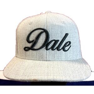 Decky Pitbull Dale Baseball Cap Mens OS Heather Gray Adjustable Snapback Hat